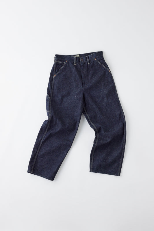 GL42408A / RECYCLED WASTE SUVIN COTTON YARN 11.5oz. DENIM PAINTER PANTS