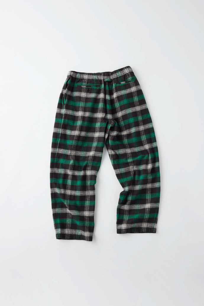 GL42404 / COTTON NEL CHECK EASY PANTS