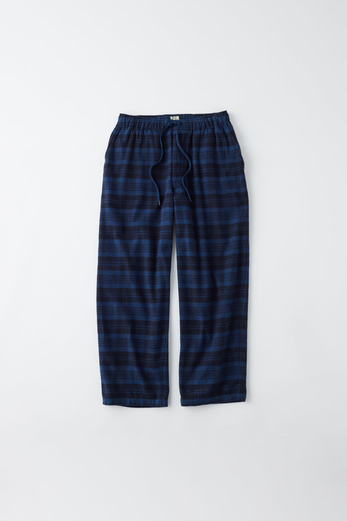 GL42404 / COTTON NEL CHECK EASY PANTS