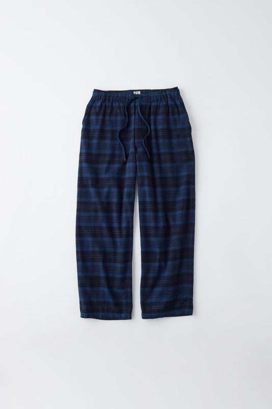 GL42404 / COTTON NEL CHECK EASY PANTS