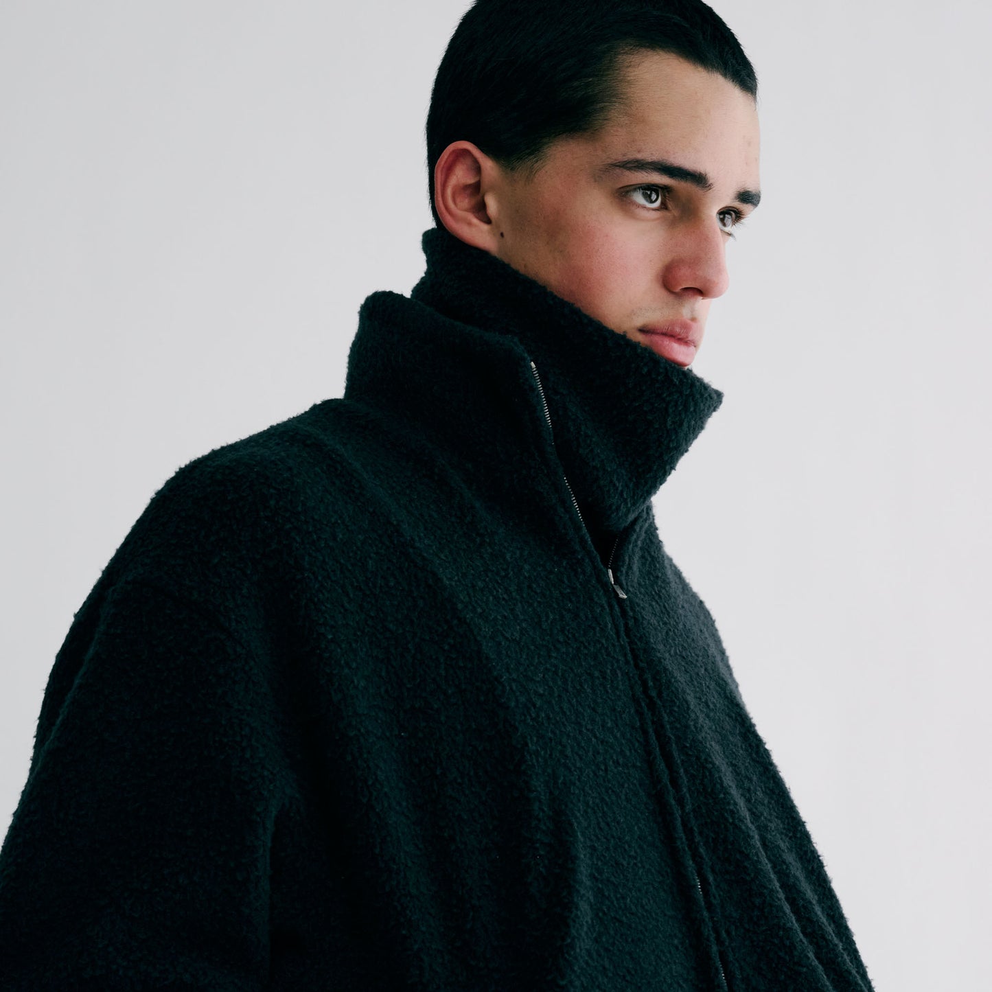 GL02798 / WOOL SUPER 140's FLEECE NECK WARMER