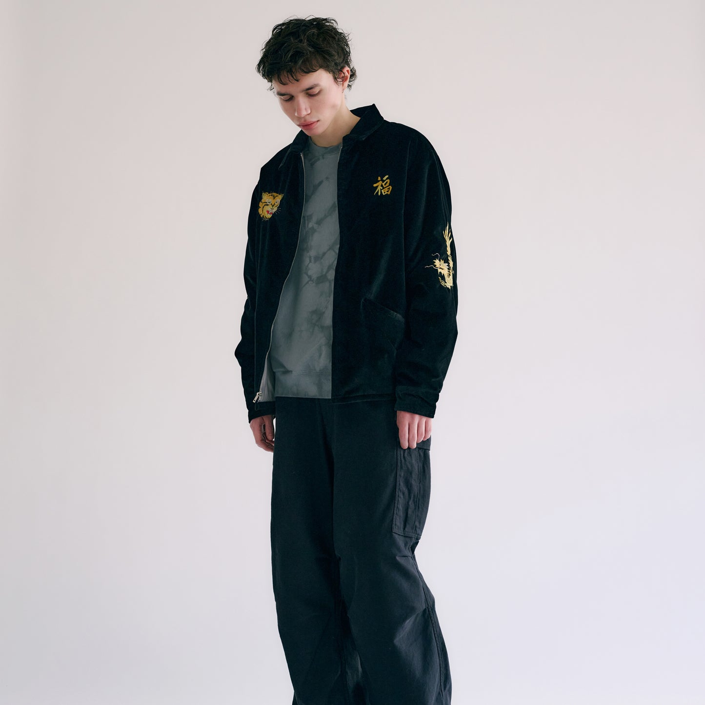 GL15358 / VELVETEEN PADDING VIETNAM JACKET “PLEIKU VIET-NAM"