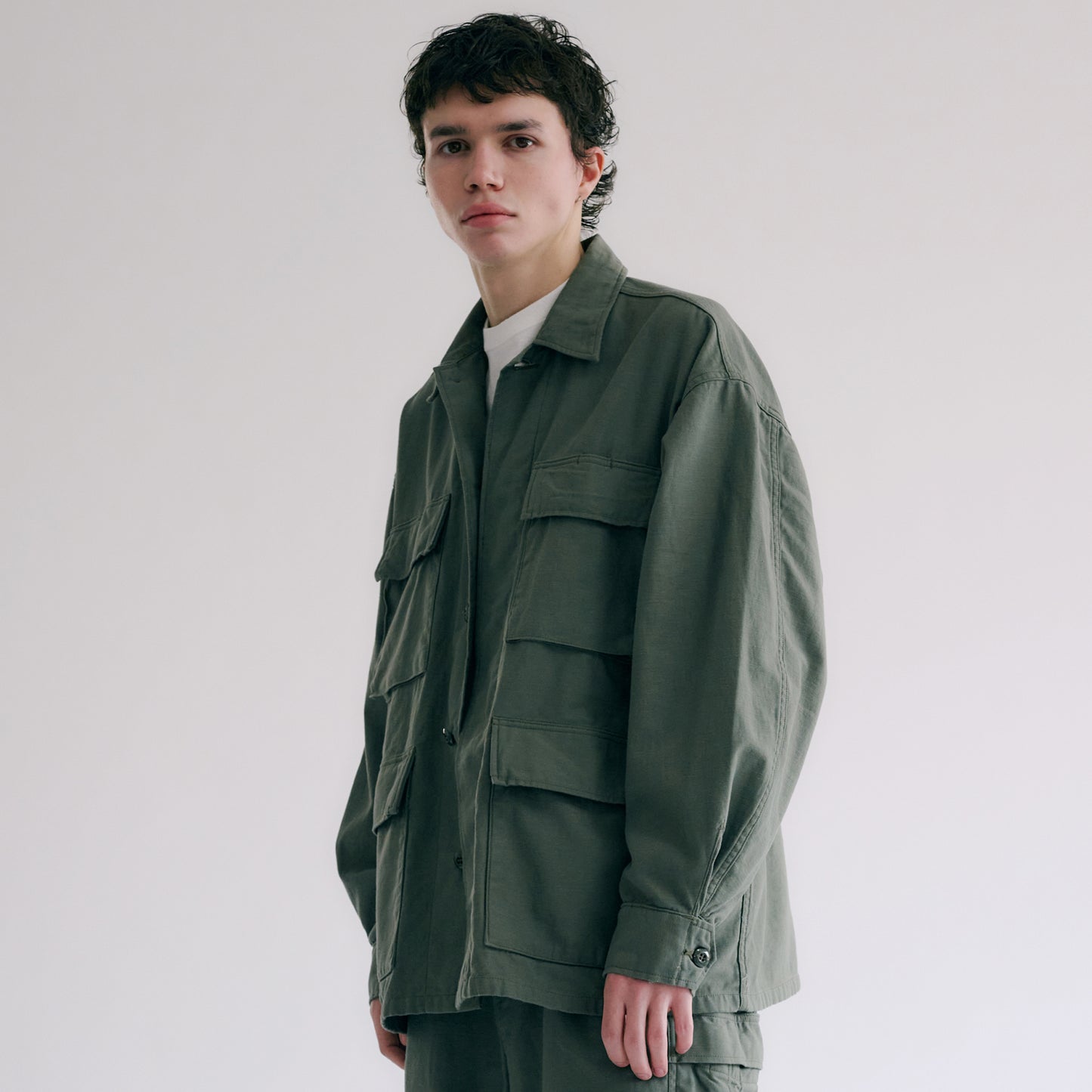 GL15365 / LIGHT BACKSATIN B.D.U JACKET