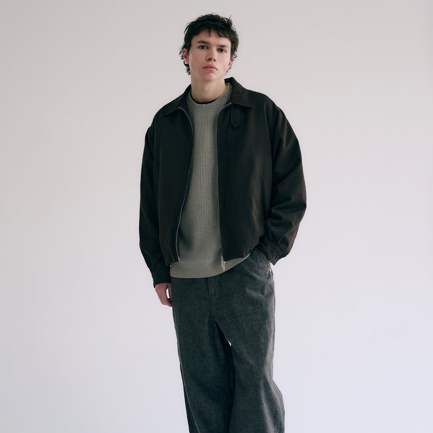 GL15366 / WOOL GABARDINE WORK JACKET