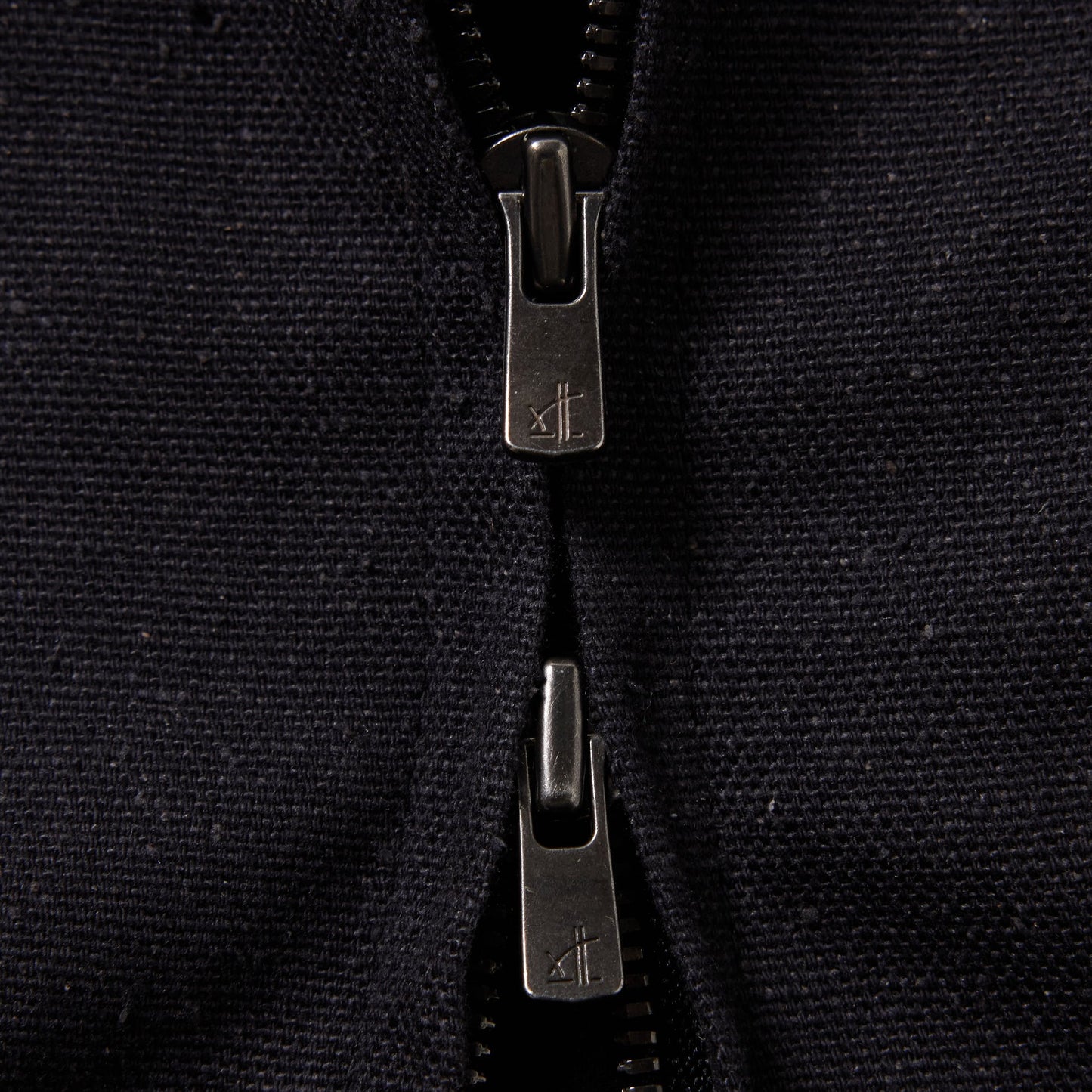 GL15475 / COTTON × SILK NEP DUCK ZIP PARKA