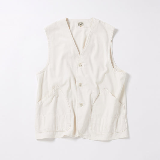 GL15476 / COTTON × SILK NEP DUCK WORK VEST