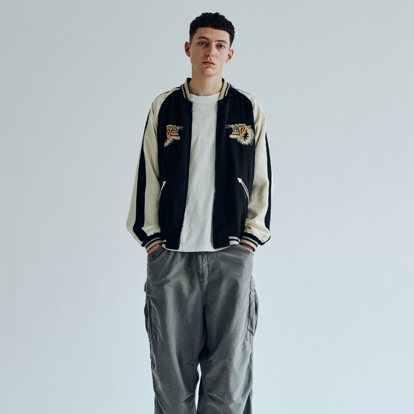 GL15480 / SPECIAL EDITION ACETATE SOUVENIR JACKET "ONE HUNDRED TIGER"