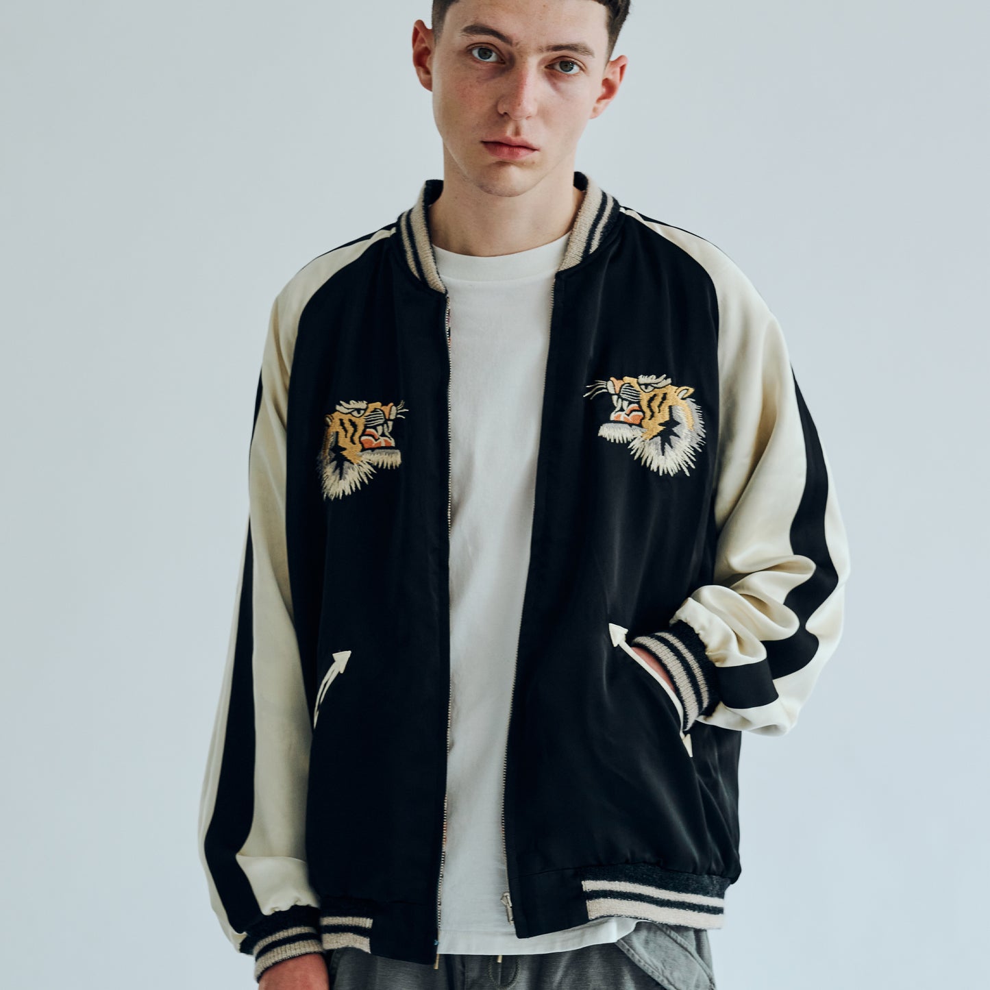 GL15480 / SPECIAL EDITION ACETATE SOUVENIR JACKET "ONE HUNDRED TIGER"