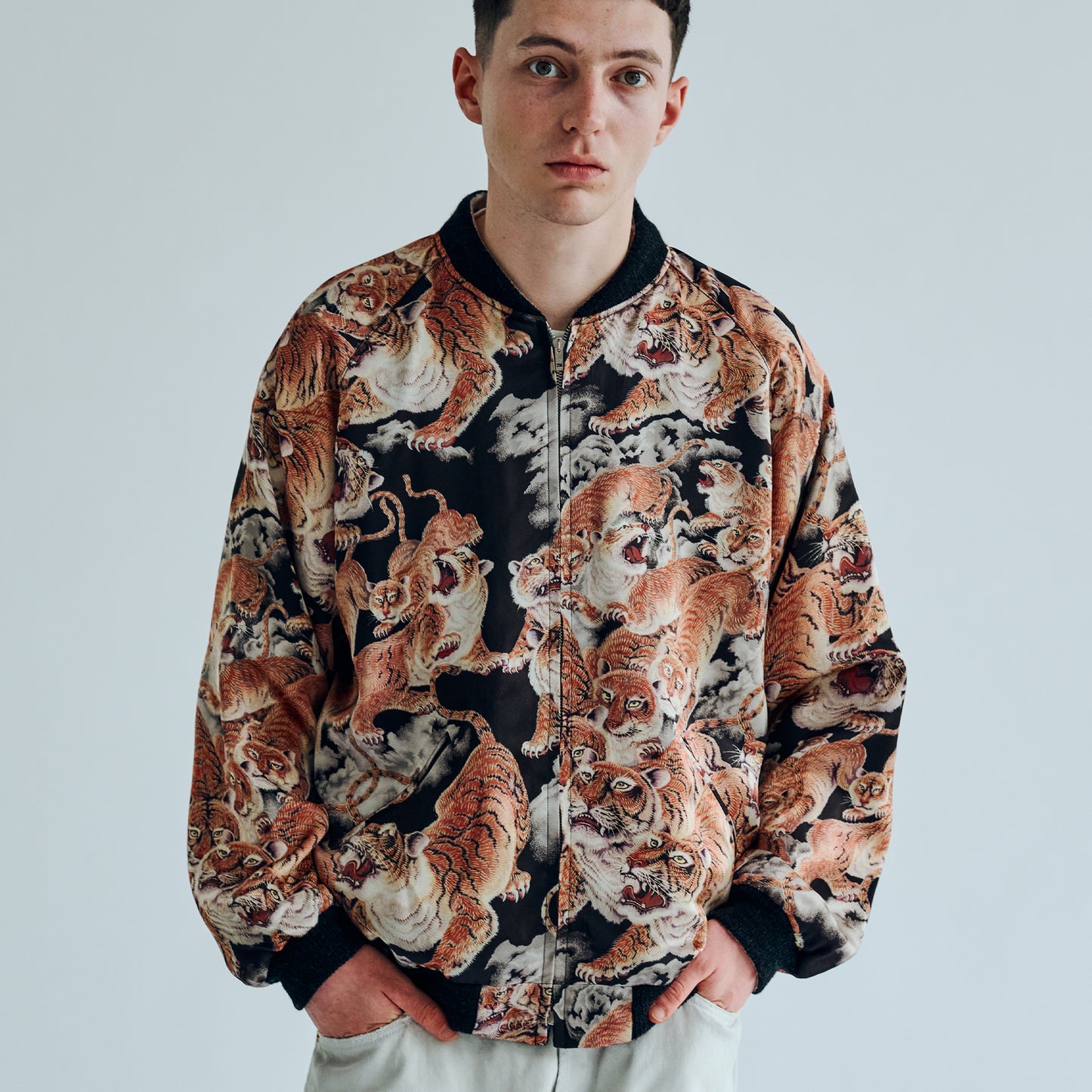 GL15480 / SPECIAL EDITION ACETATE SOUVENIR JACKET "ONE HUNDRED TIGER"