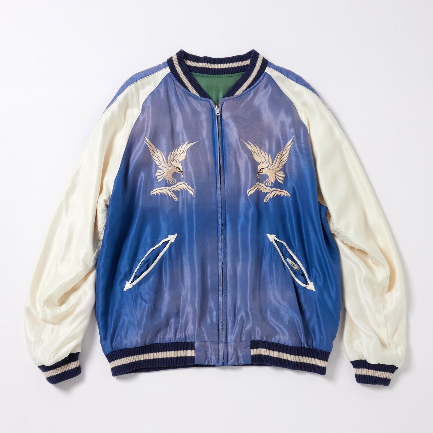 GL15481 / ACETATE SOUVENIR JACKET "ALASKA" (AGING MODEL)