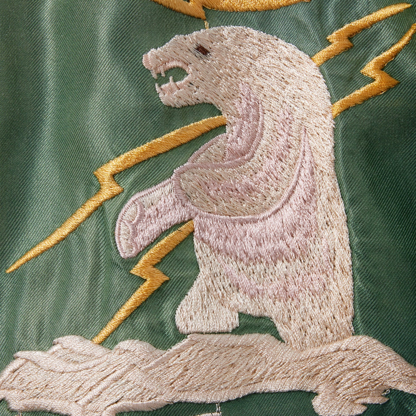 GL15481 / ACETATE SOUVENIR JACKET "ALASKA" (AGING MODEL)