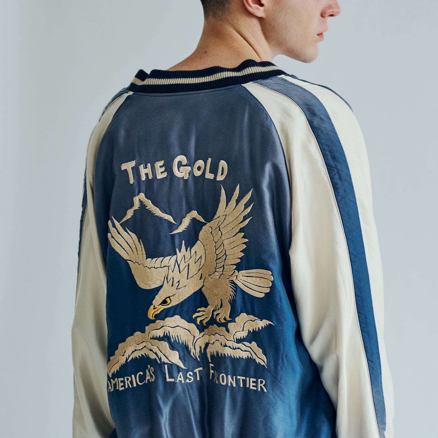 GL15481 / ACETATE SOUVENIR JACKET "ALASKA" (AGING MODEL)