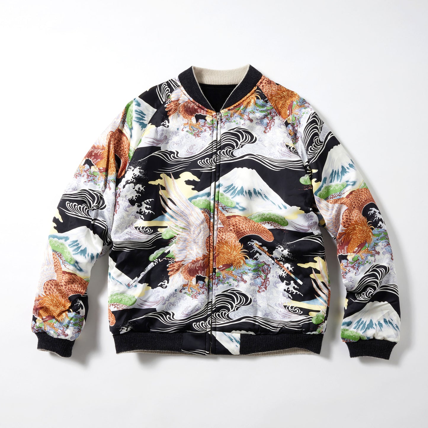 GL15551 / SPECIAL EDITION VELVETEEN SOUVENIR JACKET "GREEN DRAGON"