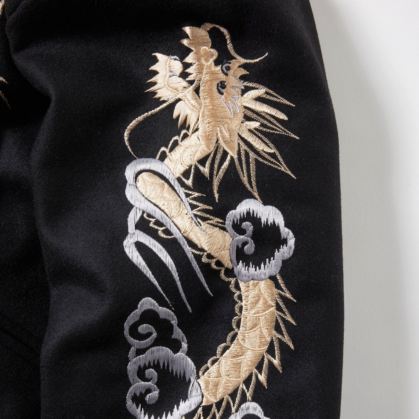 GL15552 / WOOL MELTON SOUVENIR JACKET “TIGER HEAD”