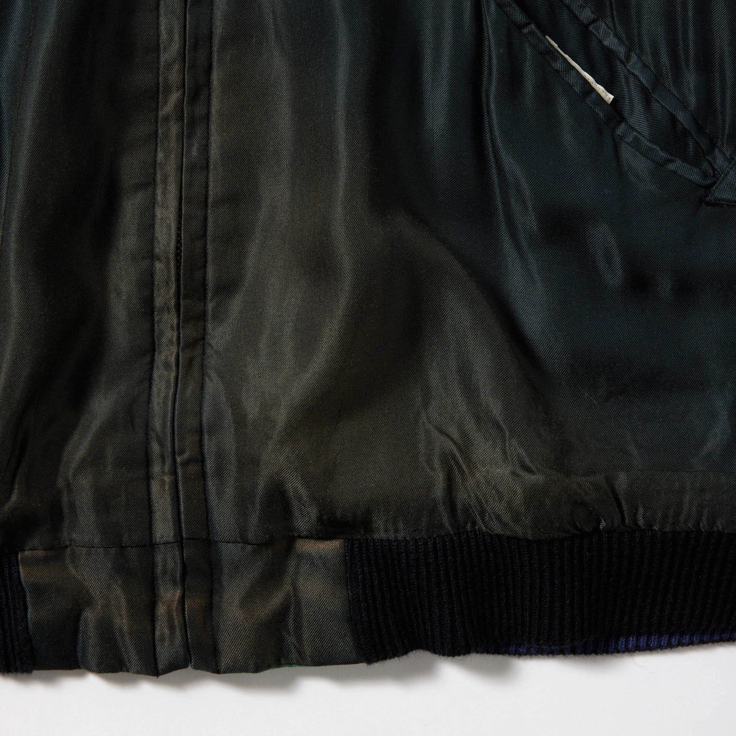 GL15553 / ACETATE SOUVENIR JACKET "JAPAN MAP" VINTAGE WASHED (REVERSIBLE SIDE)