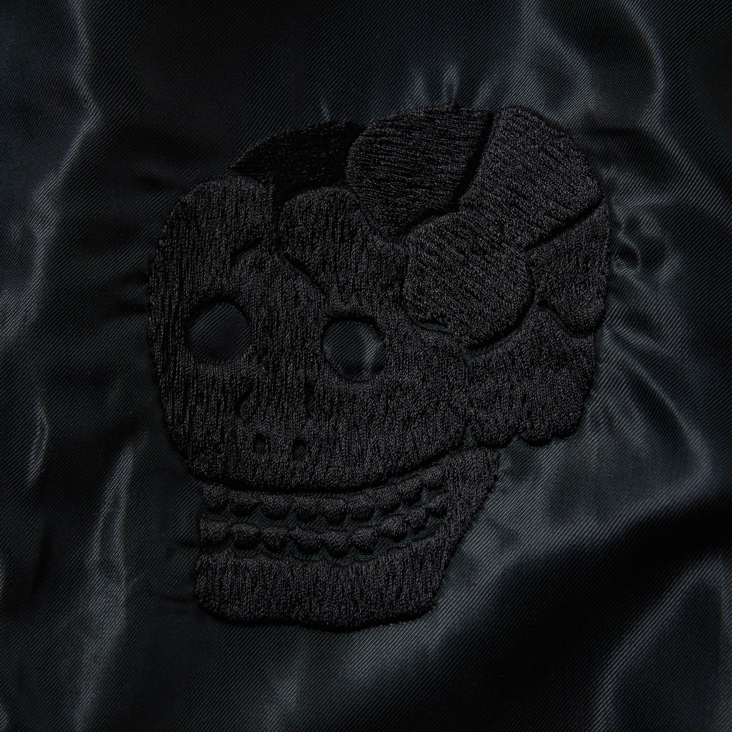 GL15671 / WOOL MELTON × ACETATE SOUVENIR JACKET "SKULL" (REVERSIBLE SIDE)