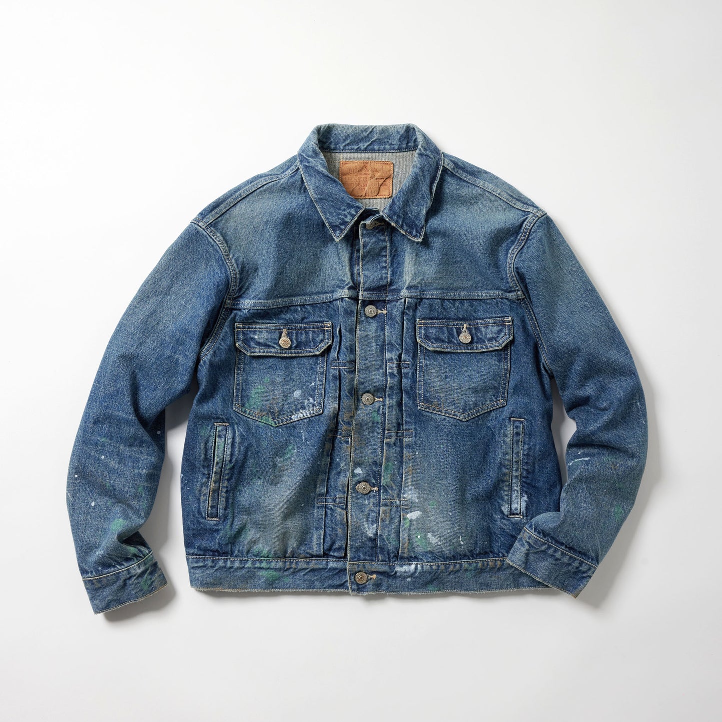 2025年4月26日発売 / GL15674H / RECYCLED WASTE SUVIN COTTON YARN 14oz. DENIM JACKET VINTAGE WASHED