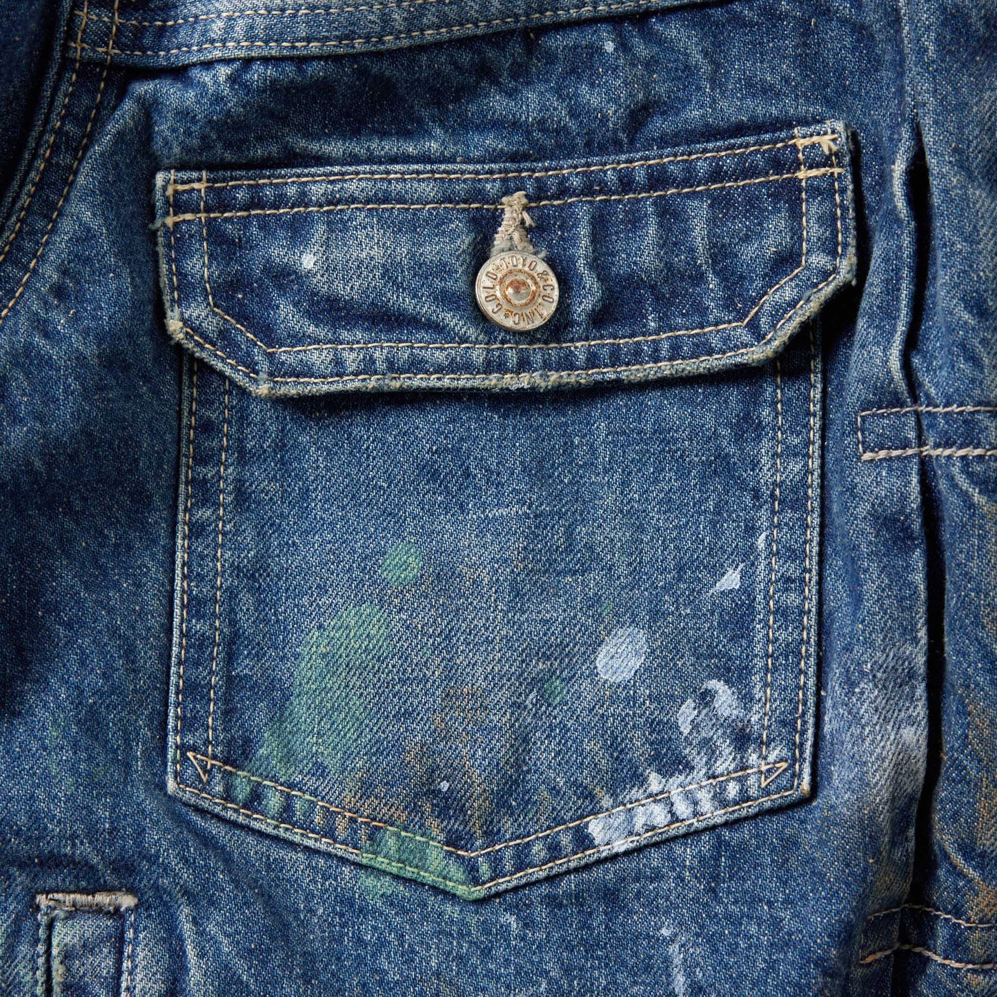 2025年4月26日発売 / GL15674H / RECYCLED WASTE SUVIN COTTON YARN 14oz. DENIM JACKET VINTAGE WASHED