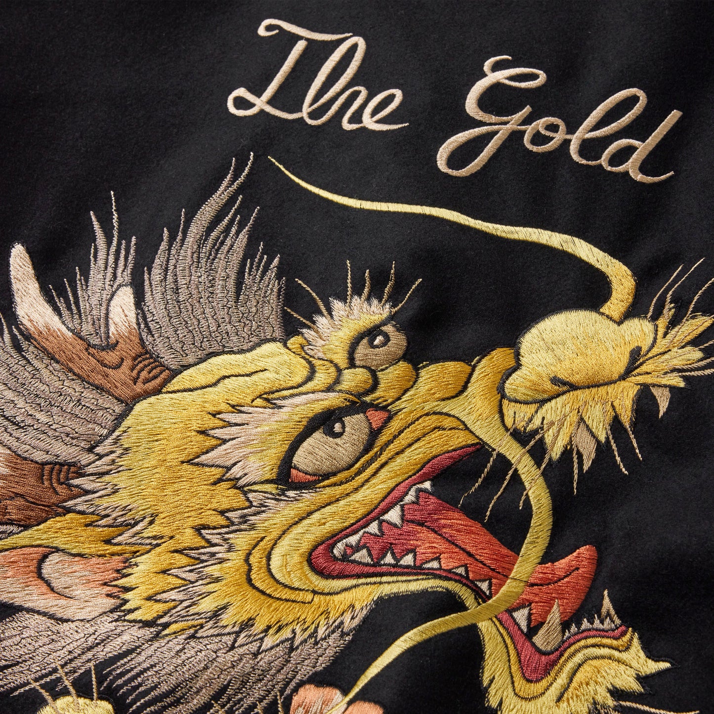 2025年10月4日入荷予定 / GL15725 / WOOL MELTON×ACETATE SOUVENIR JACKET "DRAGON HEAD"