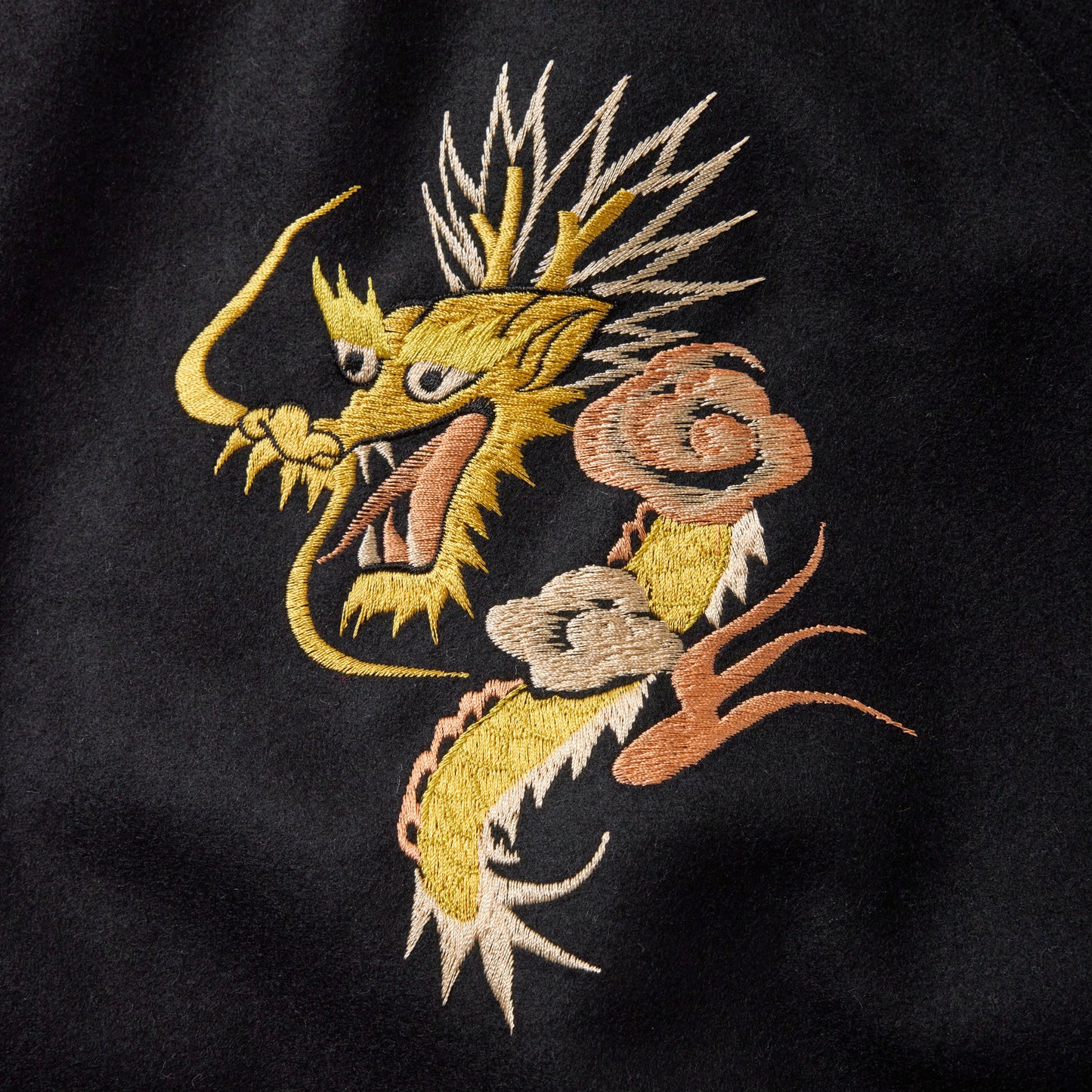 2025年10月4日入荷予定 / GL15725 / WOOL MELTON×ACETATE SOUVENIR JACKET "DRAGON HEAD"