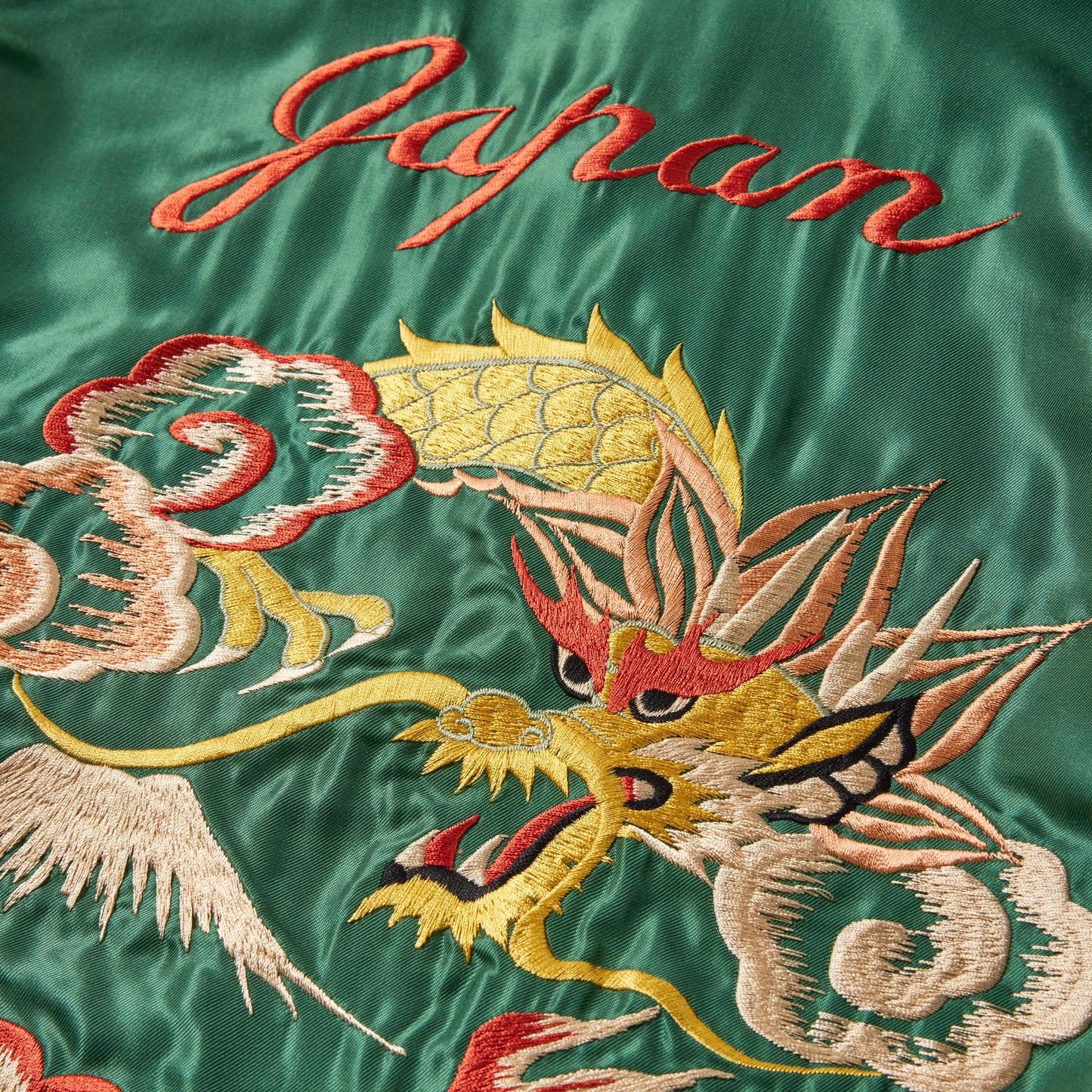 2025年10月4日入荷予定 / GL15725 / WOOL MELTON×ACETATE SOUVENIR JACKET "DRAGON HEAD"