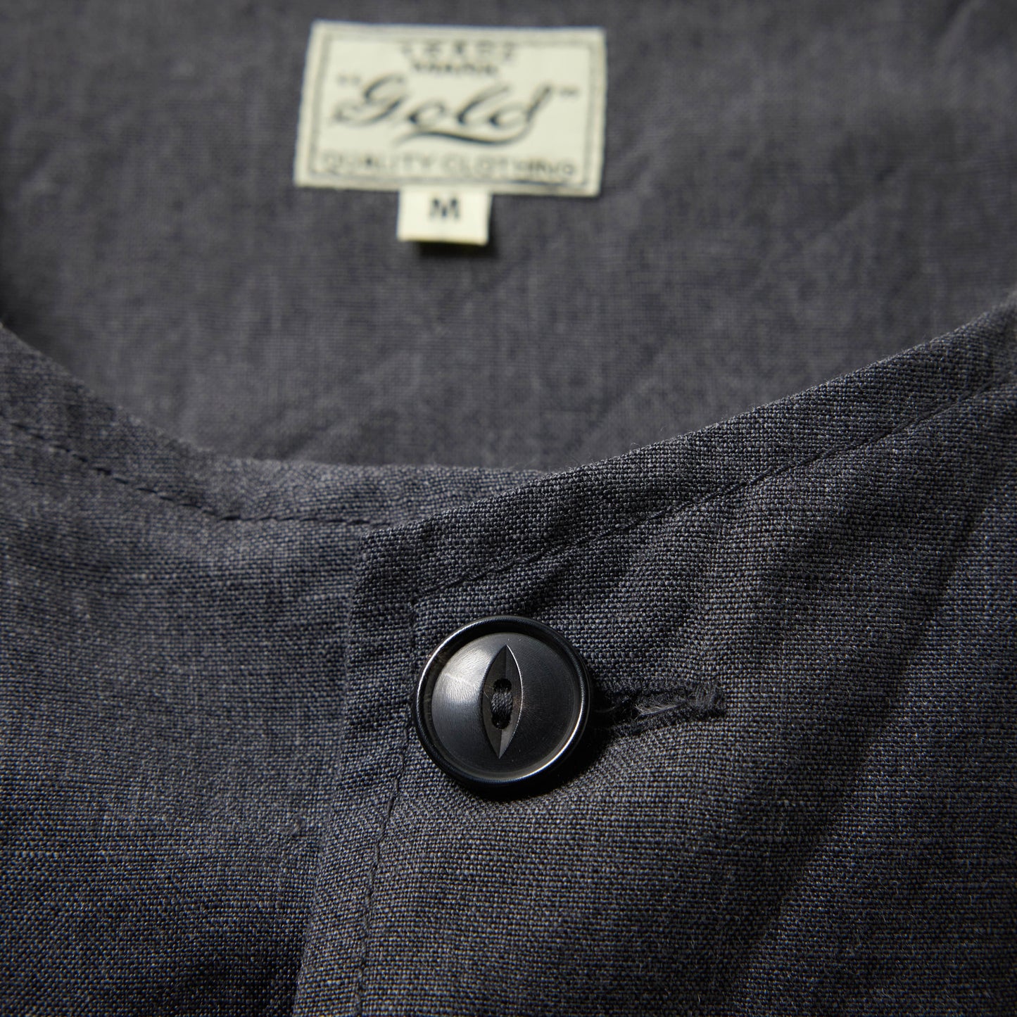 GL15864 / LINEN × WOOL TROPICAL CREW NECK VEST