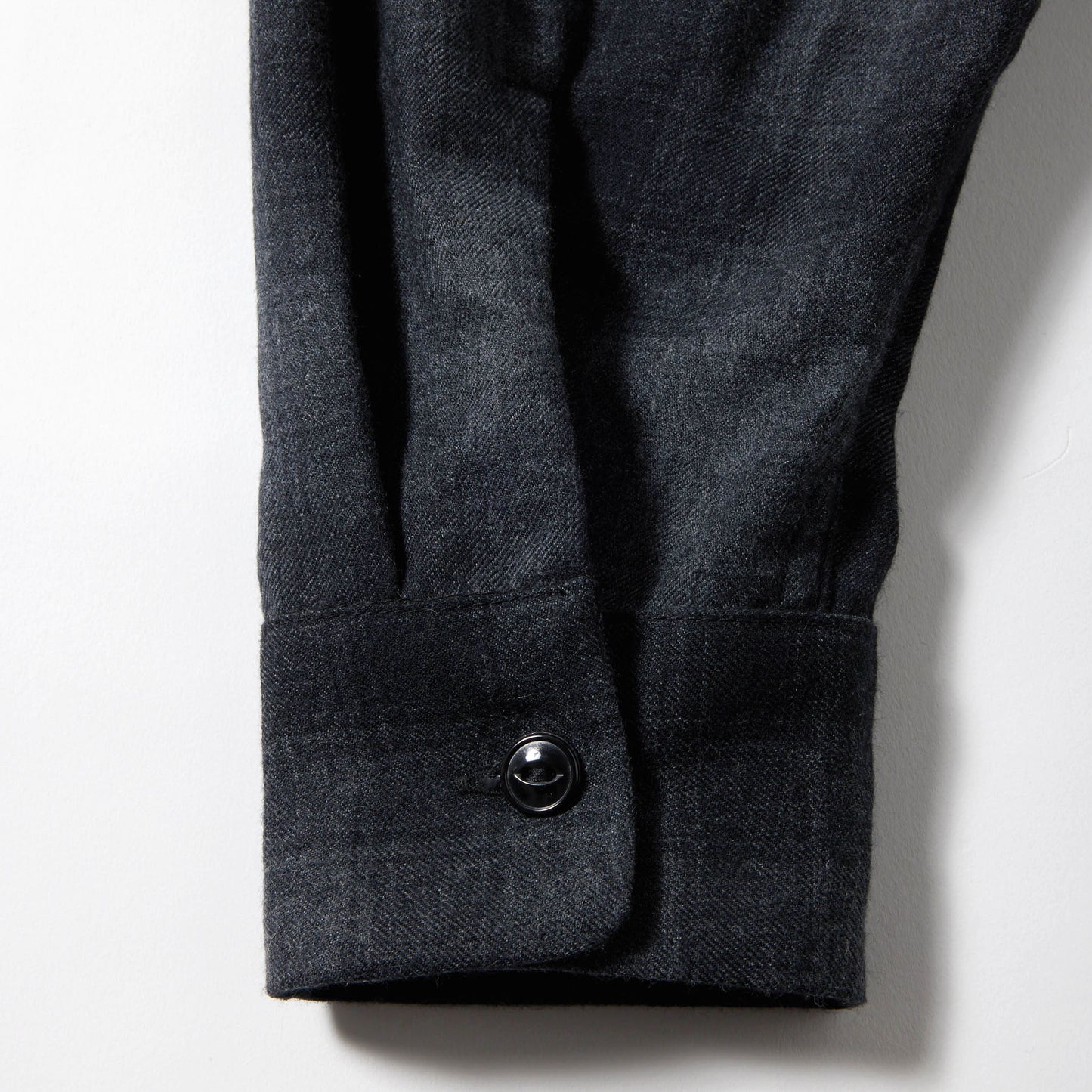 GL29341 / WOOL CHECK OPEN SHIRT