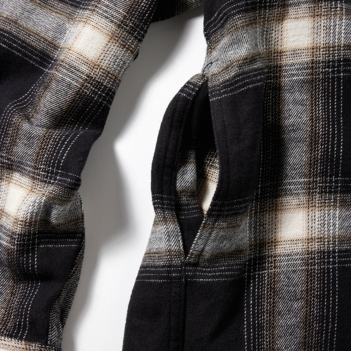 GL29343 / COTTON NEL CHECK WORK SHIRT with SWEAT HOODIE