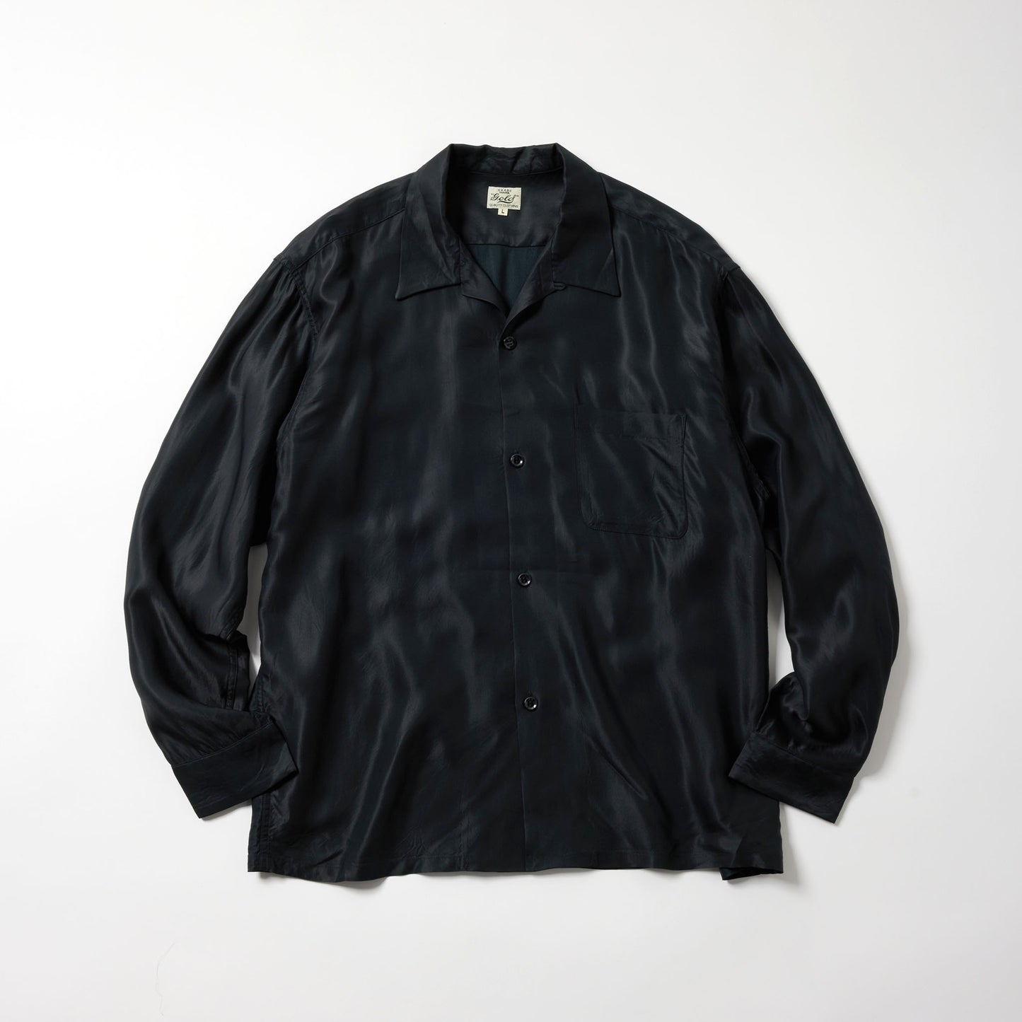 GL29431 / ACETATE SUKA SHIRT “JAPAN MAP”