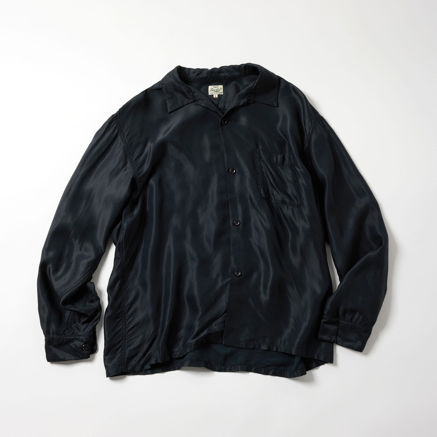 GL29431 / ACETATE SUKA SHIRT “JAPAN MAP”