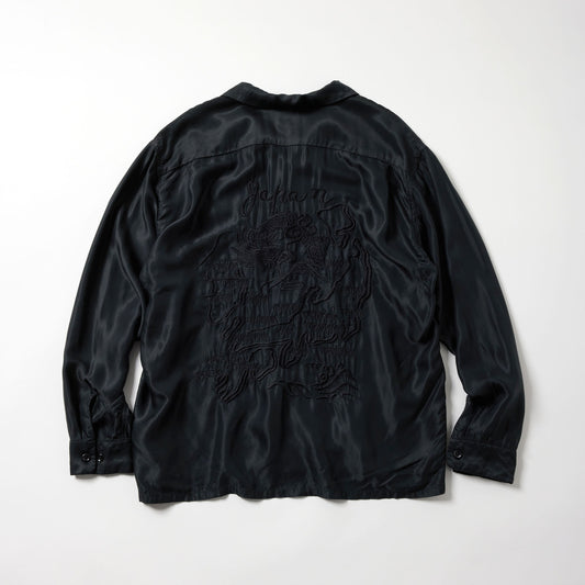 GL29431 / ACETATE SUKA SHIRT “JAPAN MAP”