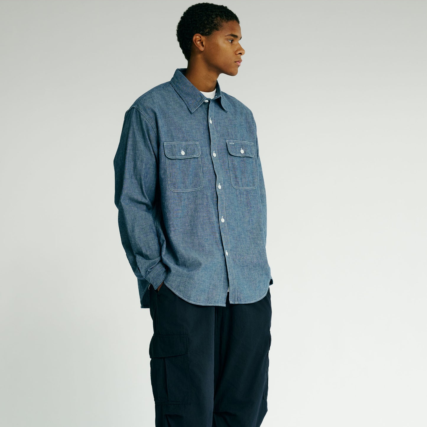 GL29437 / CHAMBRAY WORK SHIRT