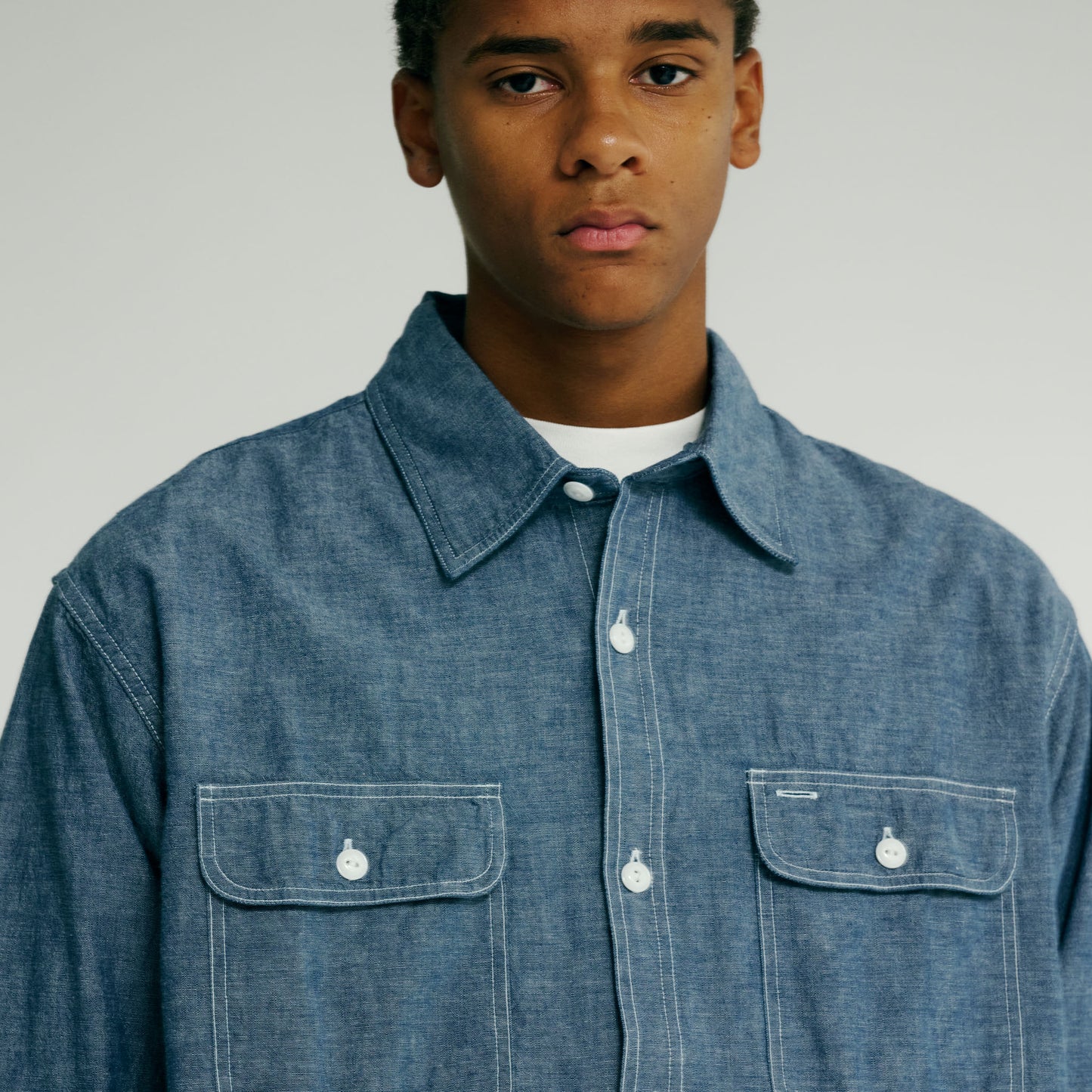 GL29437 / CHAMBRAY WORK SHIRT