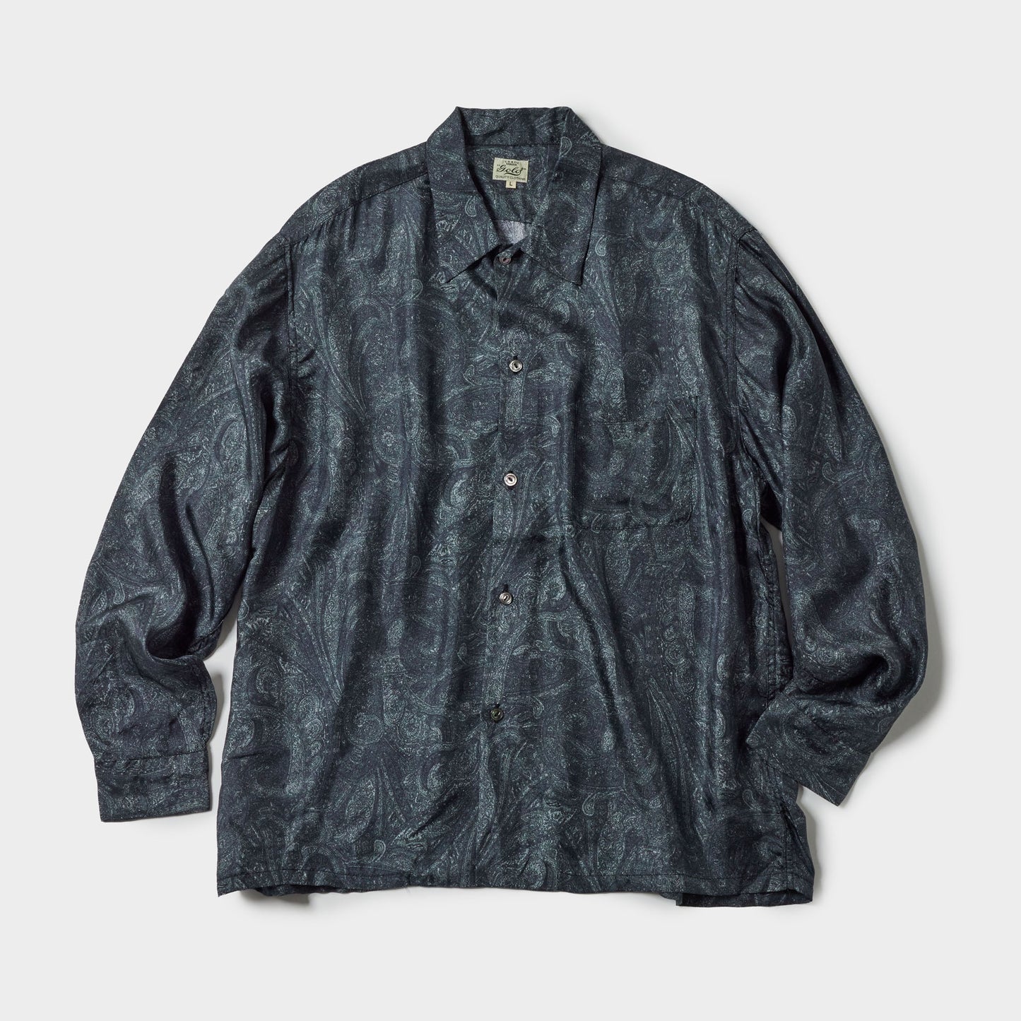 2025年9月6日発売 / GL29543 / PAISLEY PATTERN SILK TWILL OPEN SHIRT