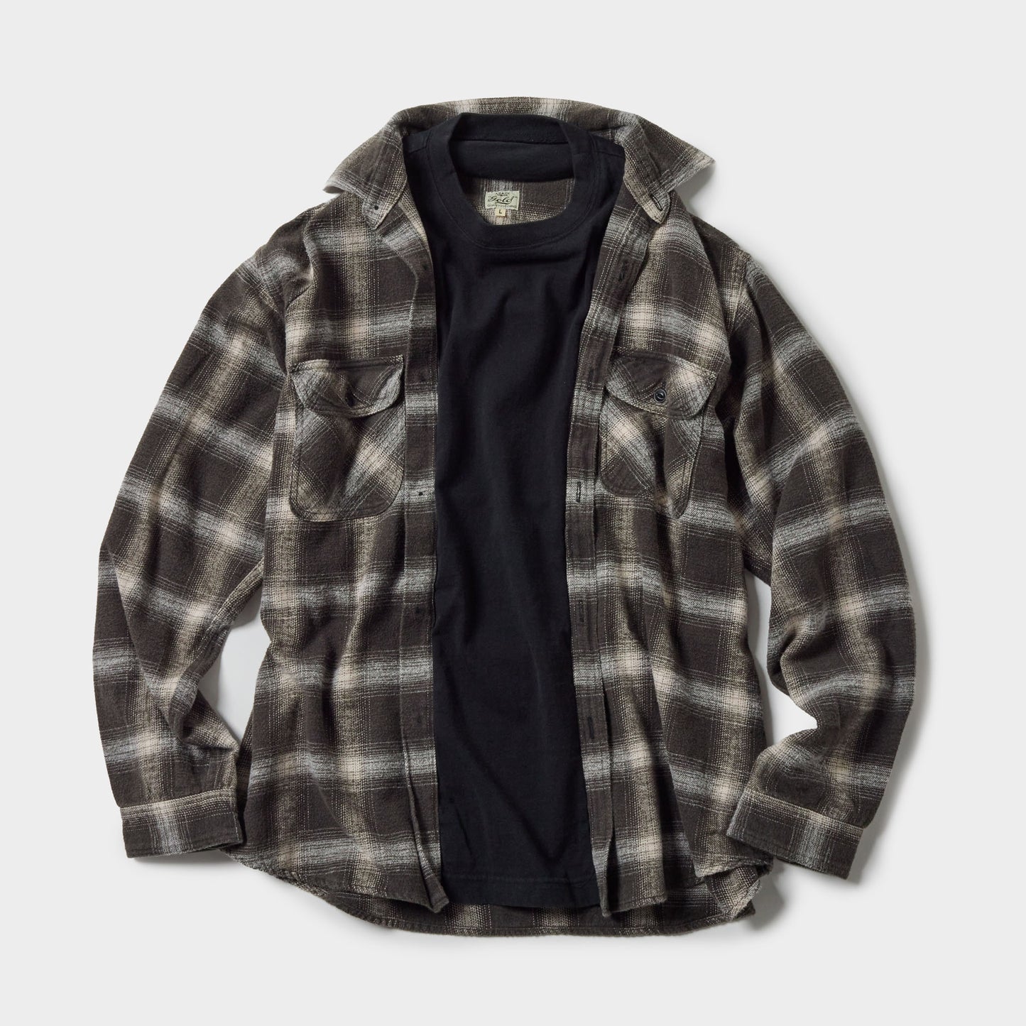 2025年9月6日発売 / GL29547 / COTTON NEL CHECK PULLOVER WORK SHIRT with T-SHIRT
