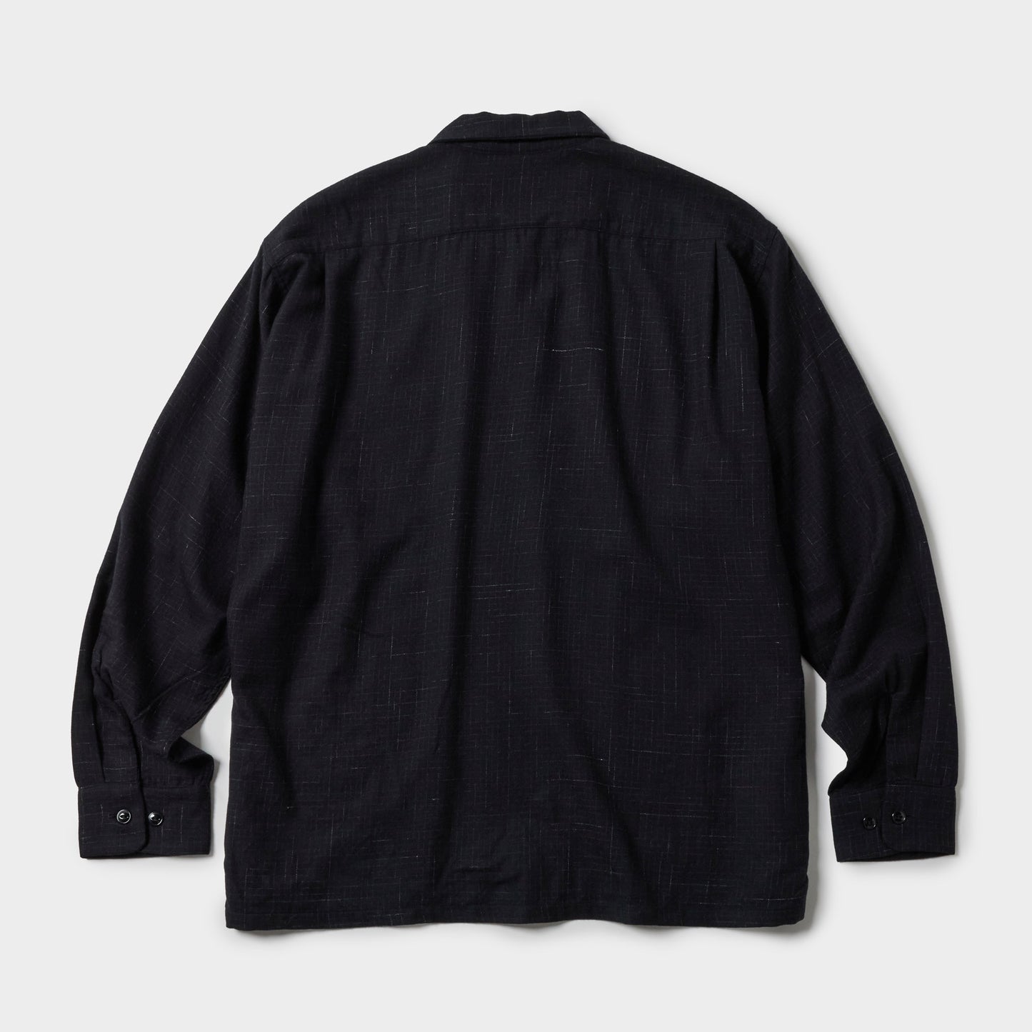 GL29548 / Super 120's WOOL CHECK OPEN SHIRT