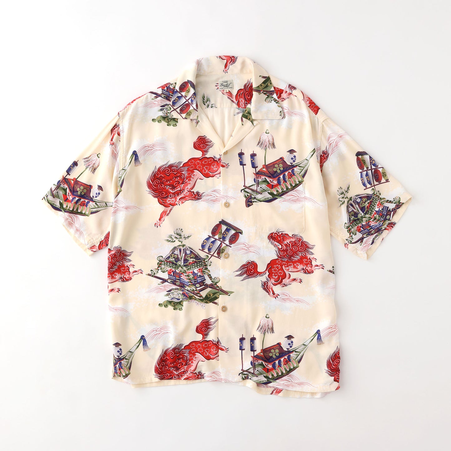 GL39346 / RAYON HAWAIIAN SHIRT “ORIENTAL FESTIVAL”