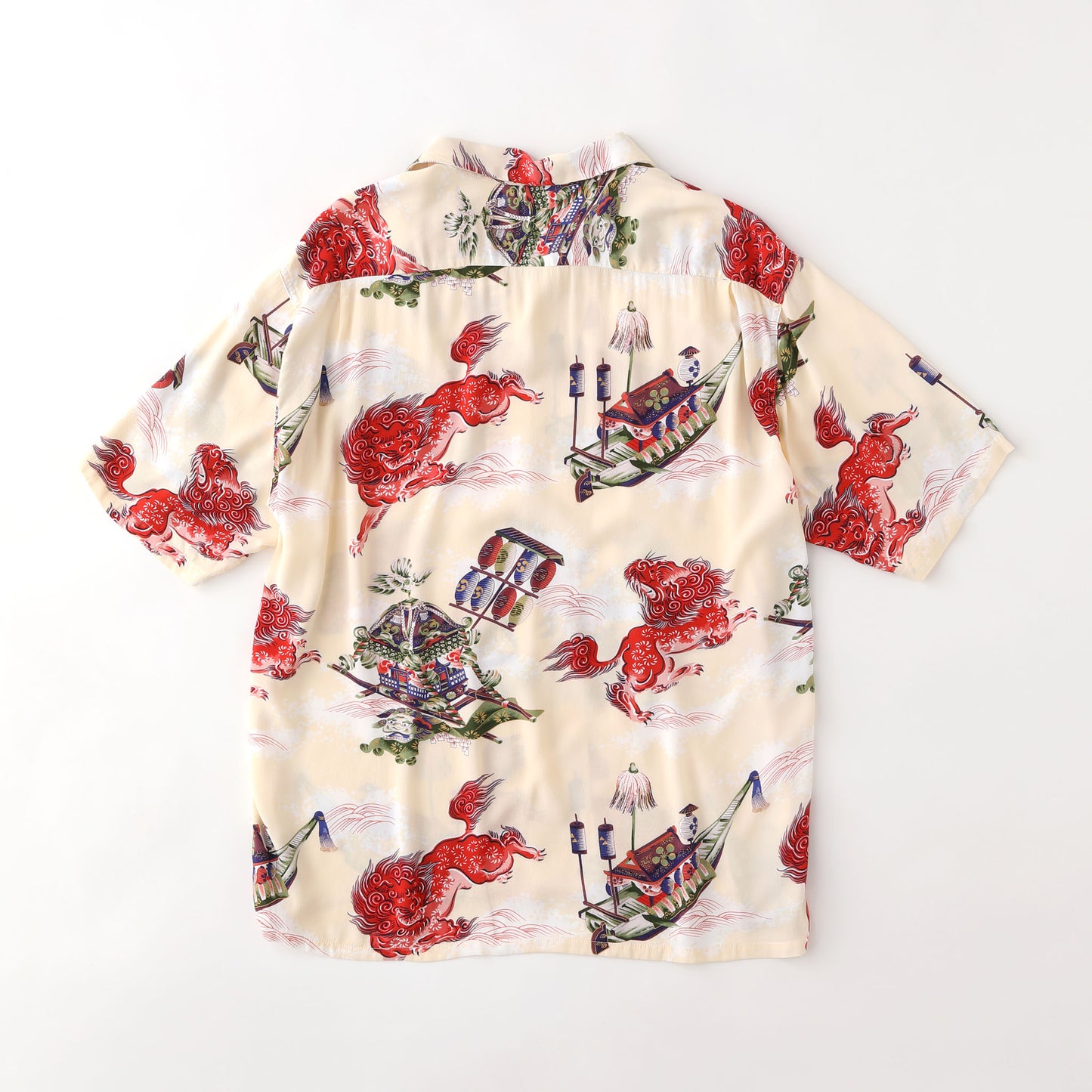 GL39346 / RAYON HAWAIIAN SHIRT “ORIENTAL FESTIVAL”