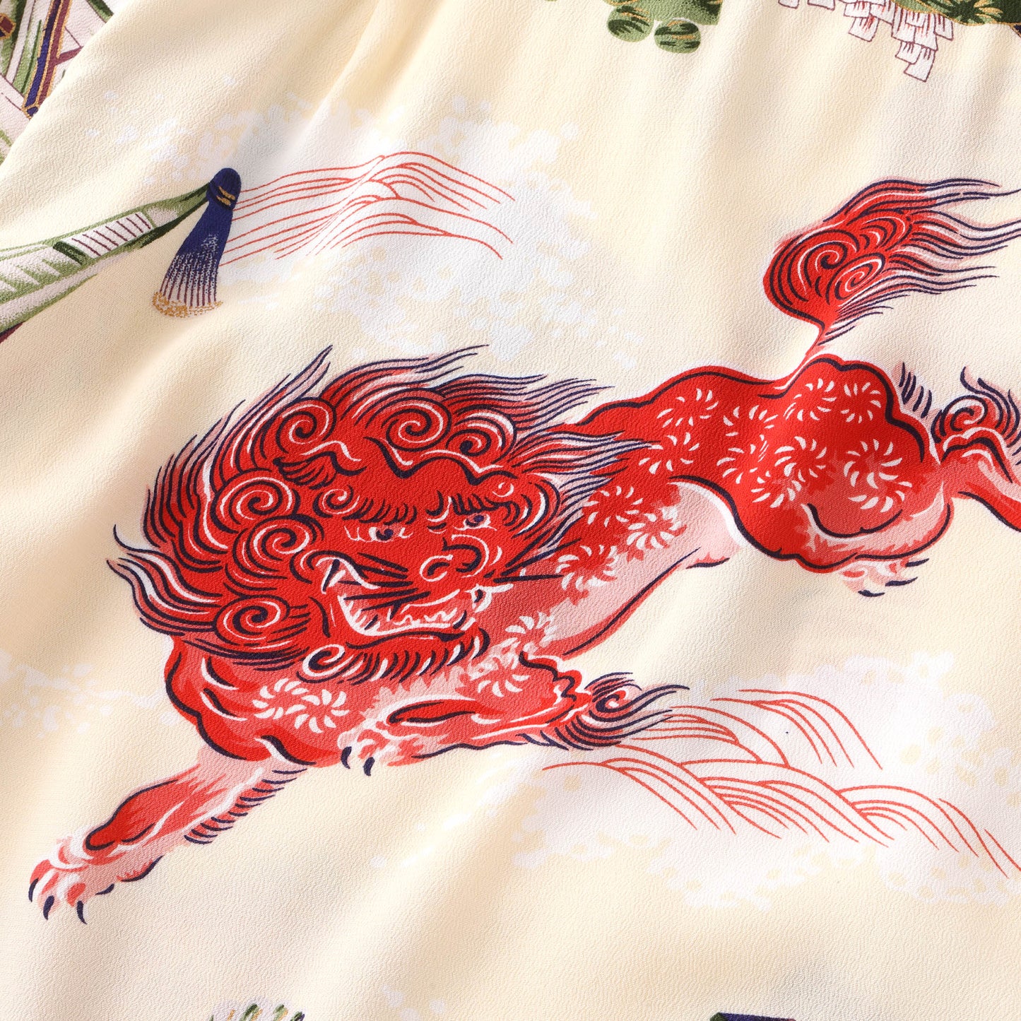 GL39346 / RAYON HAWAIIAN SHIRT “ORIENTAL FESTIVAL”