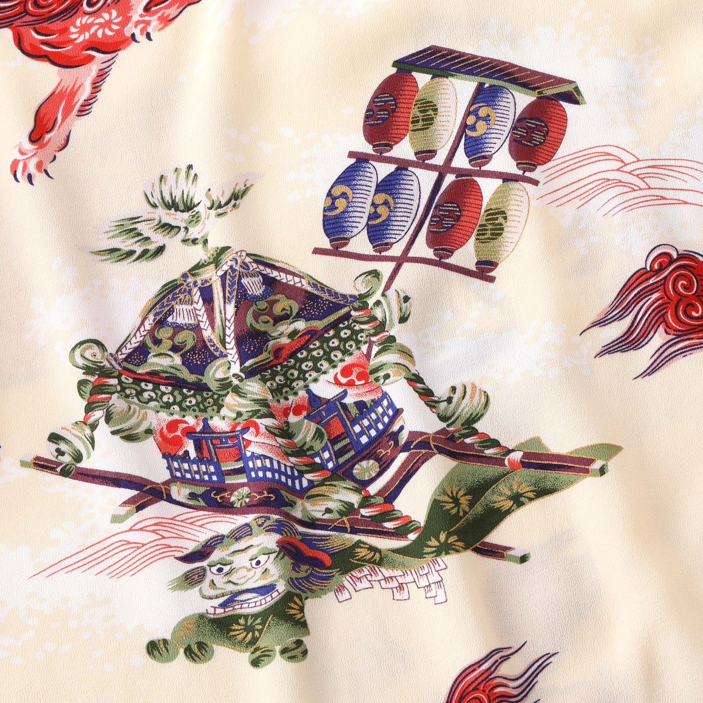 GL39346 / RAYON HAWAIIAN SHIRT “ORIENTAL FESTIVAL”