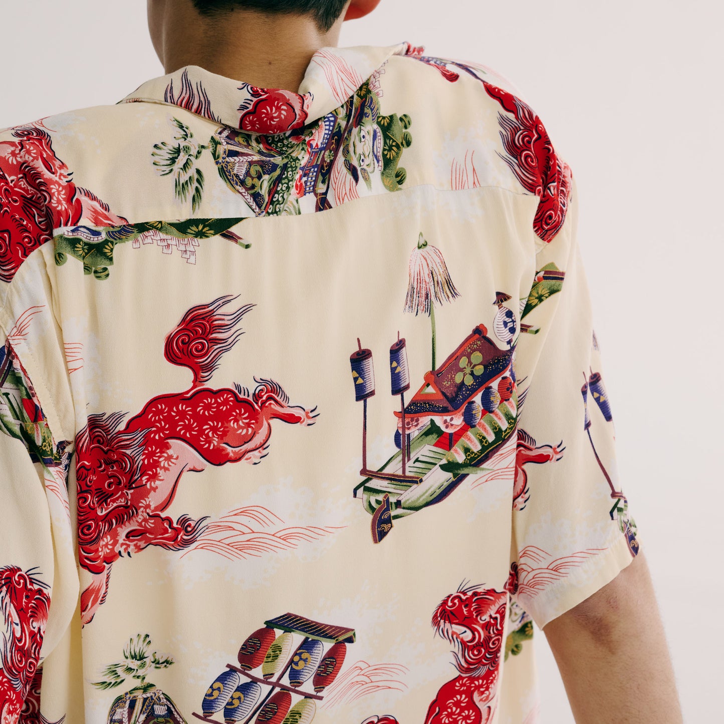 GL39346 / RAYON HAWAIIAN SHIRT “ORIENTAL FESTIVAL”