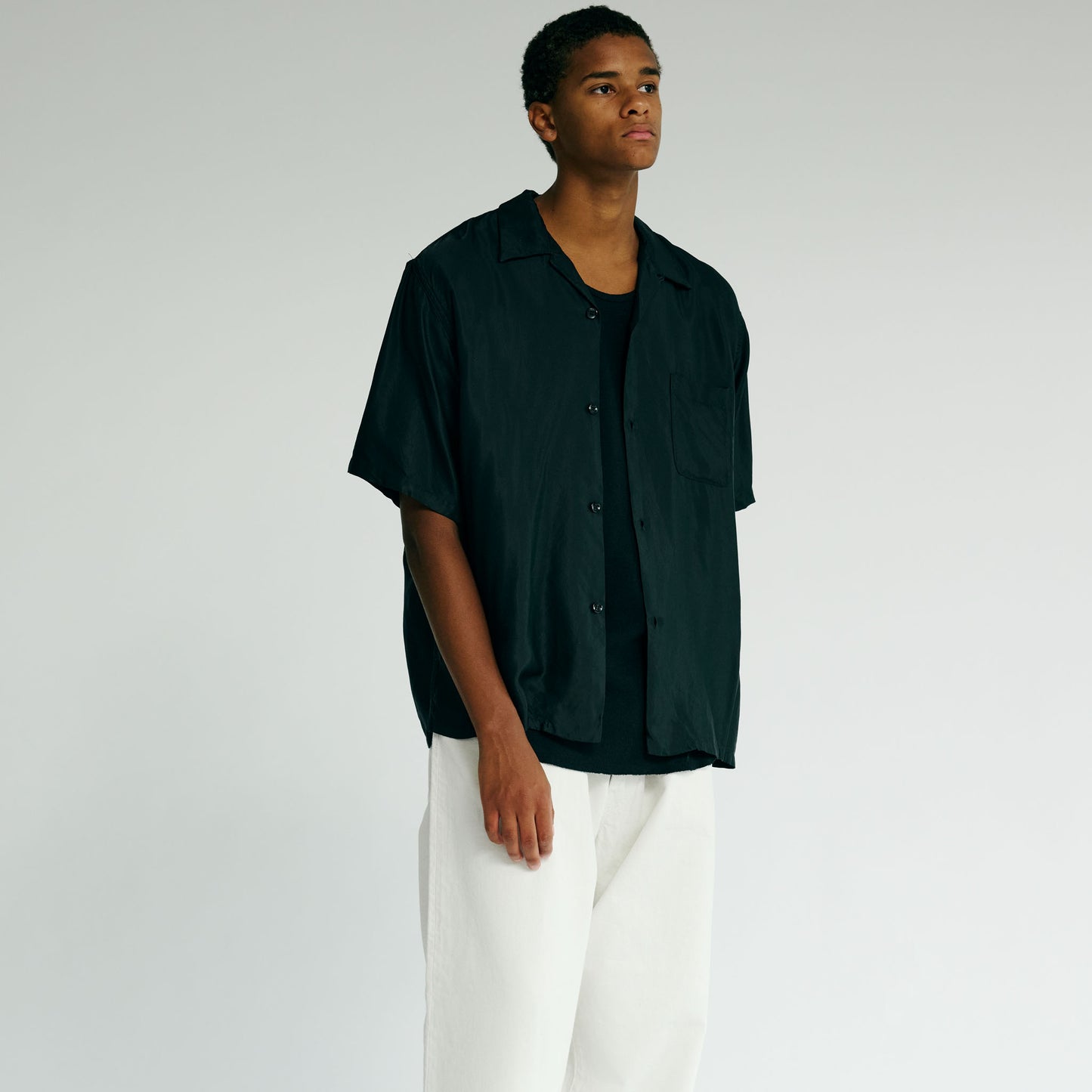 GL39432 / ACETATE SUKA SHIRT “EAGLE”