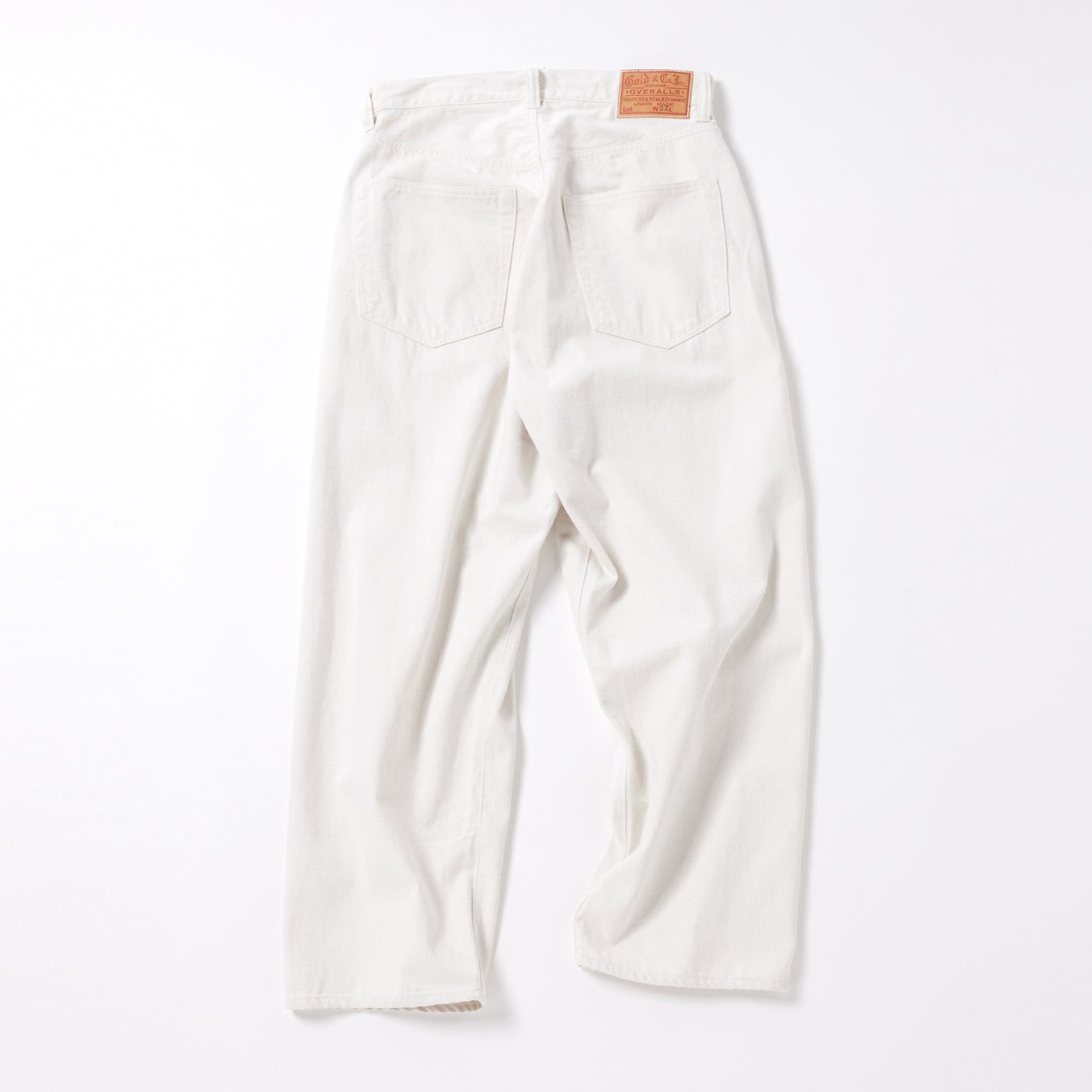 GL42427A / RECYCLED WASTE SUVIN COTTON YARN 11.5oz. DENIM 5POCKET WIDE PANTS