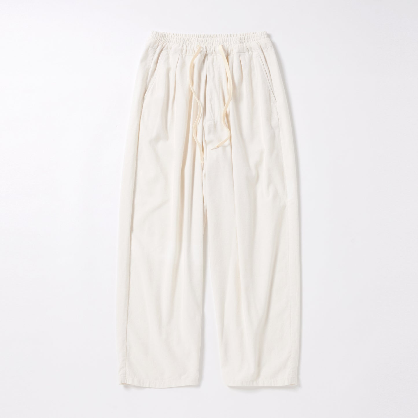 GL42430 / COTTON × SILK NEP DUCK BALLOON PANTS