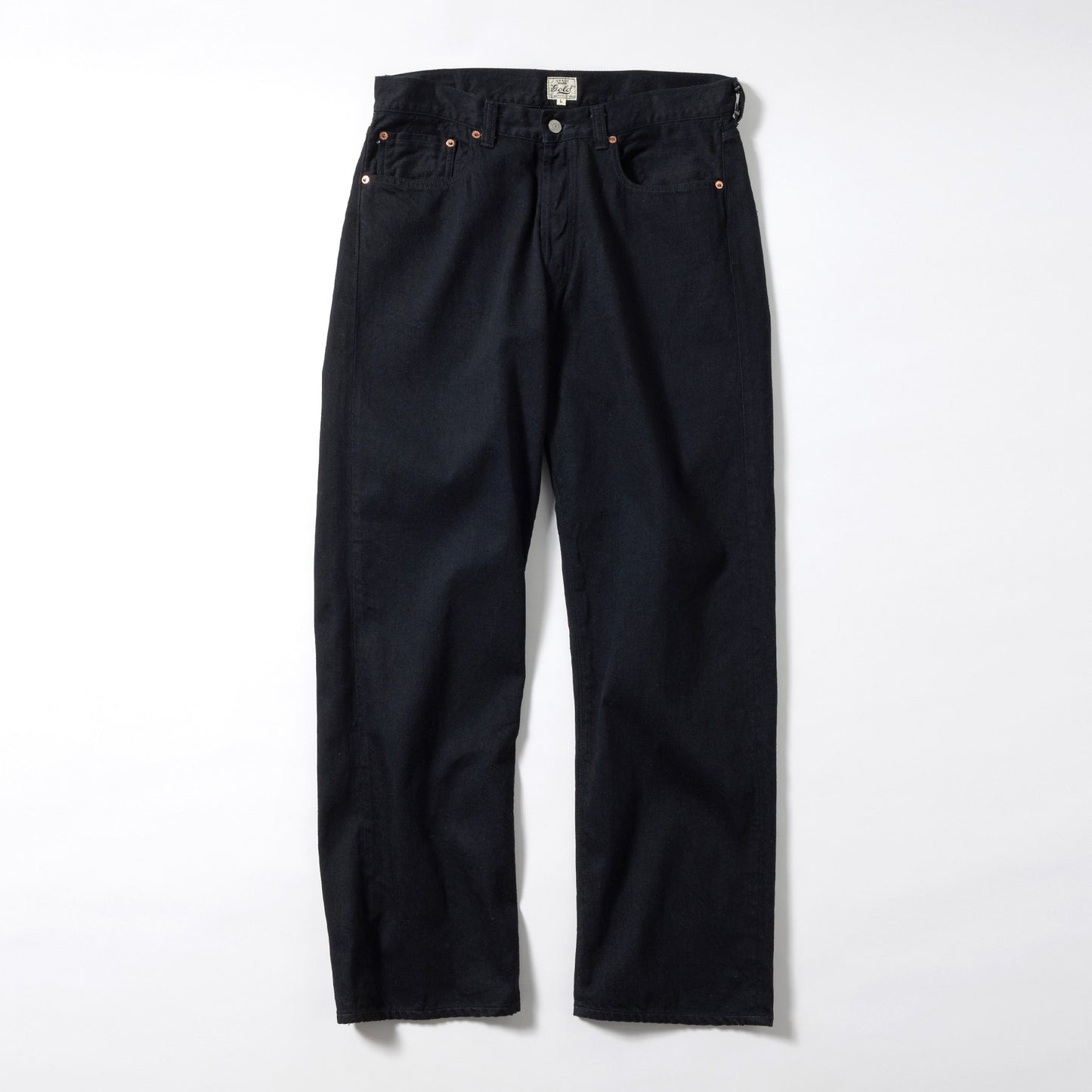 GL42473A / RECYCLED WASTE SUVIN COTTON YARN 11.5oz. DENIM 5POCKET STRAIGHT PANTS