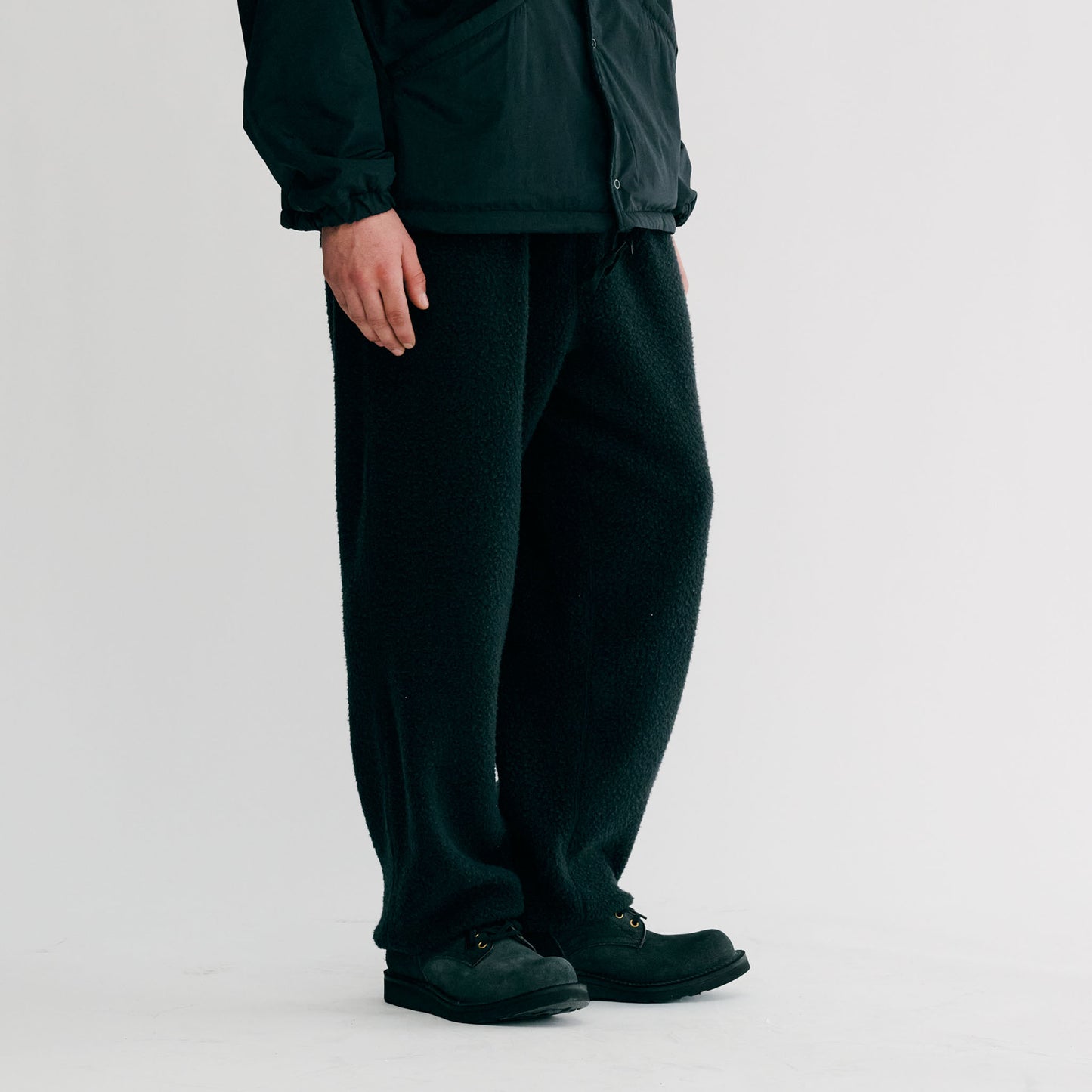 GL42477 / WOOL SUPER 140's FLEECE EASY PANTS
