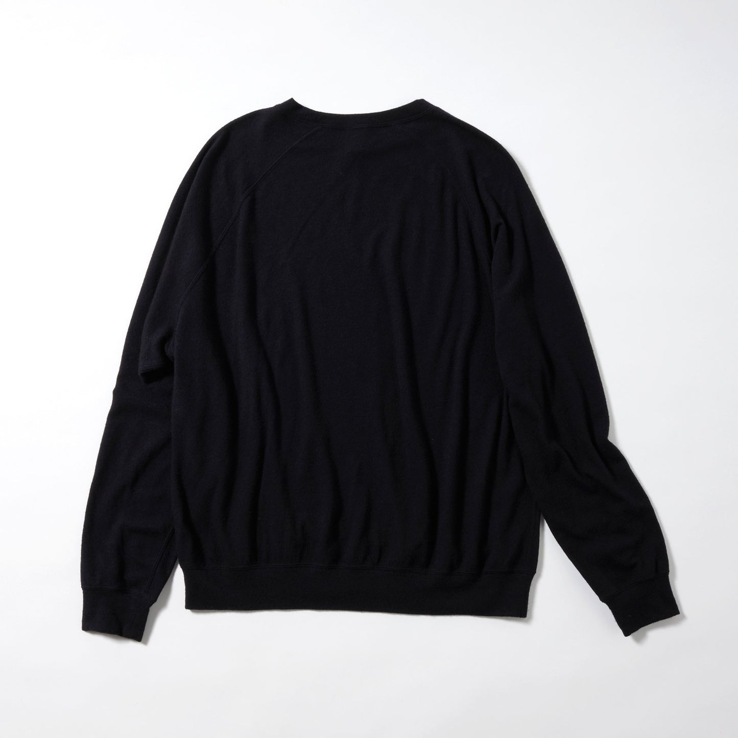 GL69413 / WASHBLE WOOL SUPER 140's RAGLAN CREW NECK SHIRT