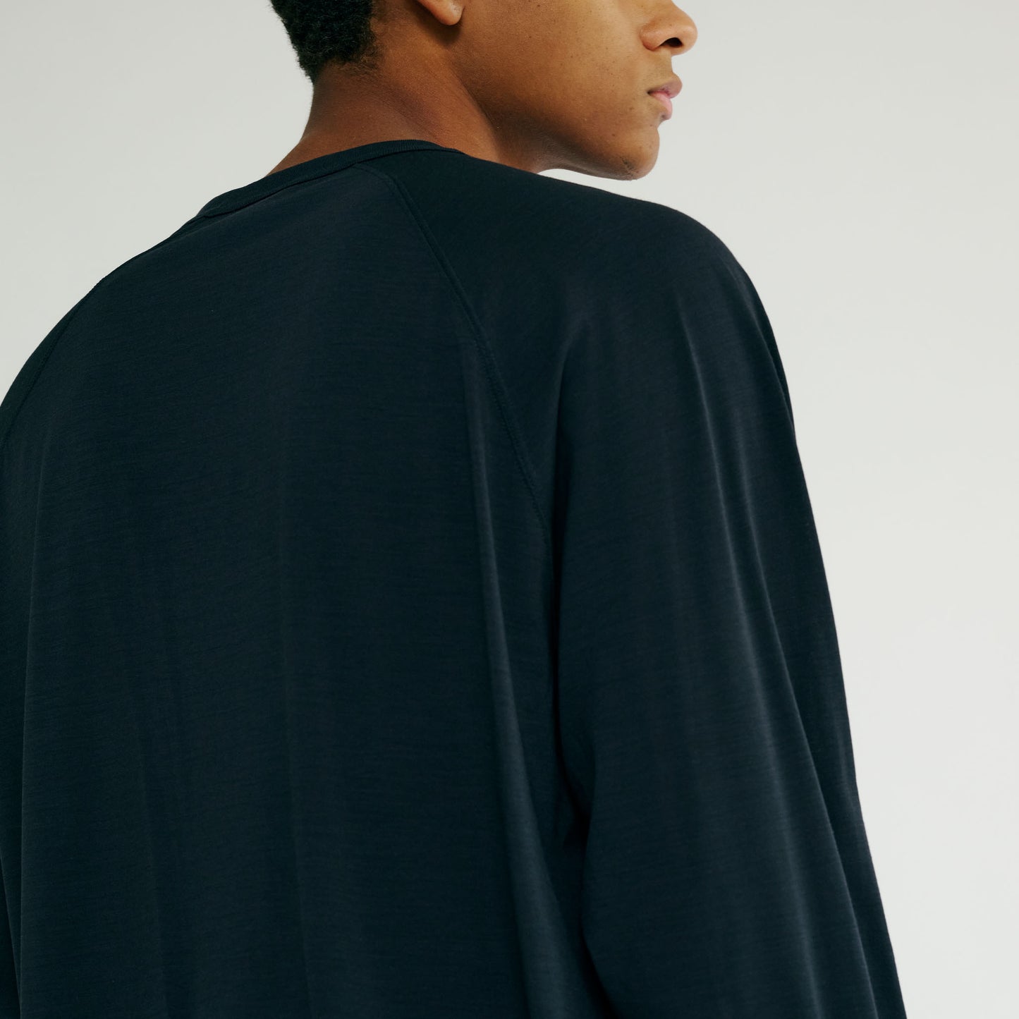 GL69486 / 1/48 SUMMER WOOL RAGLAN CREW NECK SHIRT