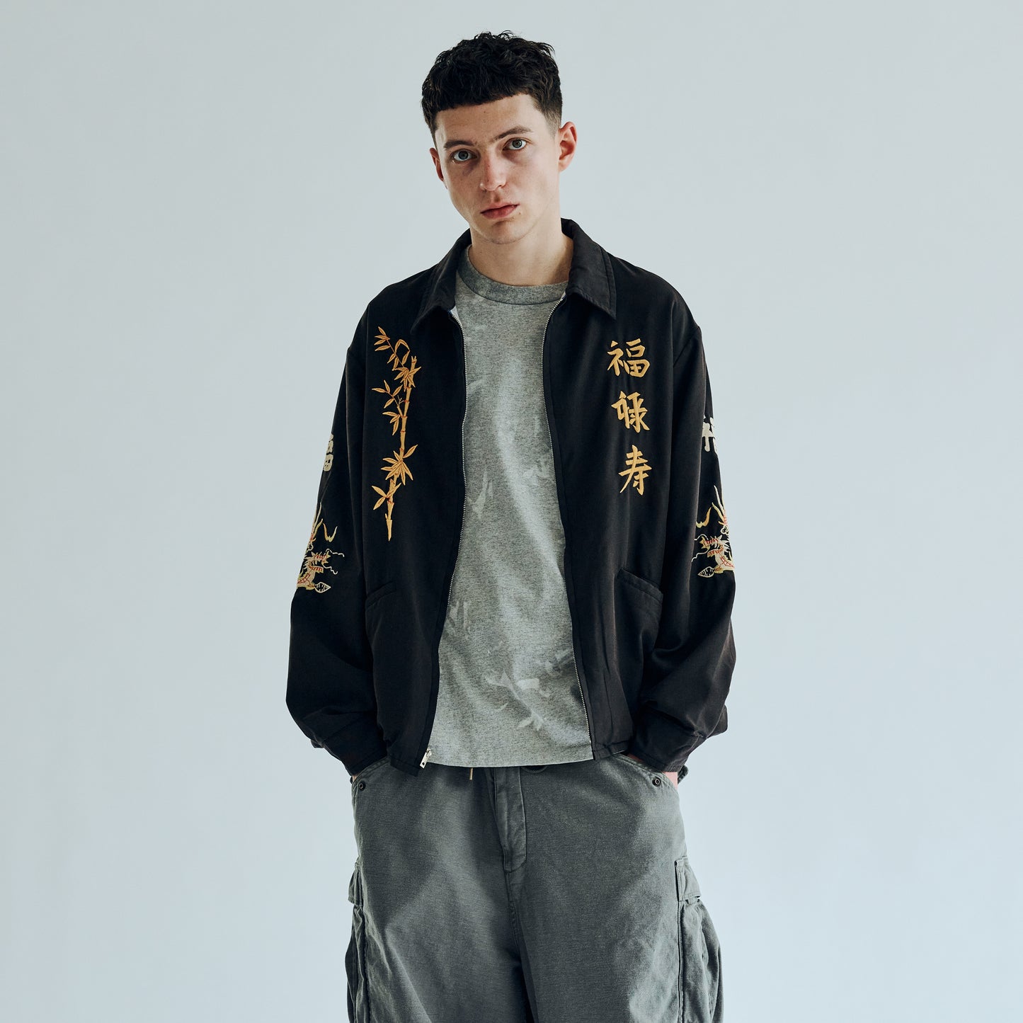 GL79314 / U.S. COTTON REGULAR T-SHIRT UNEVEN DYED