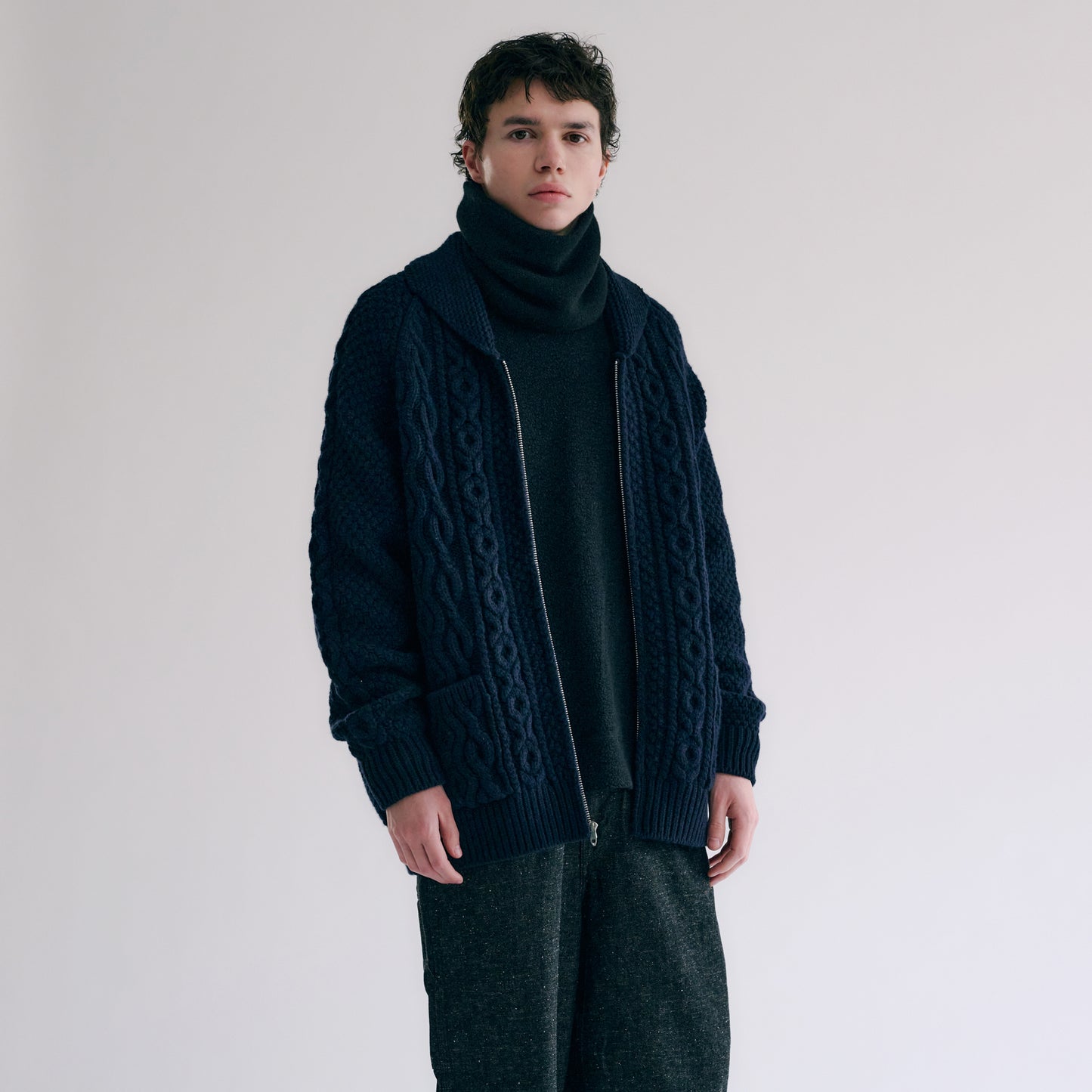 GL02754 / PURE CASHMERE NECK WARMER